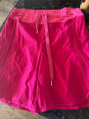 Women’s Active Drawstring Shorts — Hot Pink NWT
